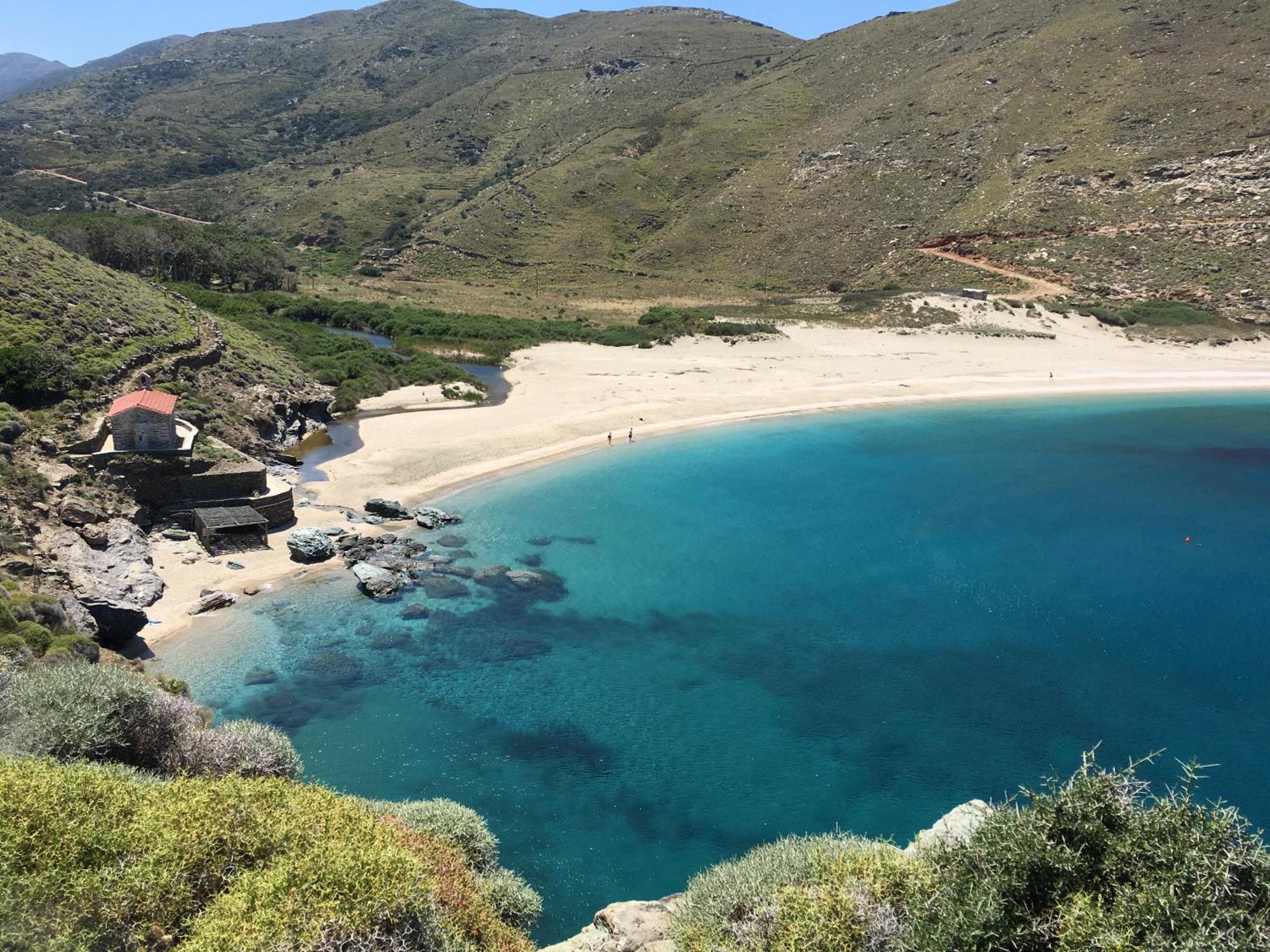 Onar Andros Pensionat Achla Exteriör bild